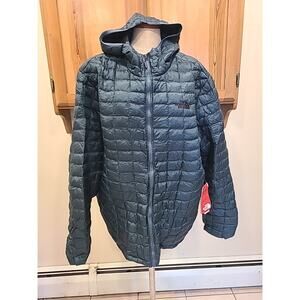 NWT The north face Men ThermoBall Light Weight Packable Jacket-Conquer Blu - XXL